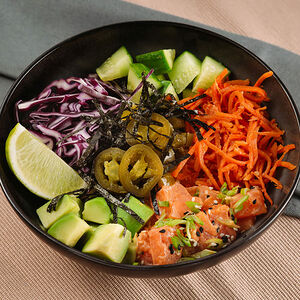 Поке Острый лосось