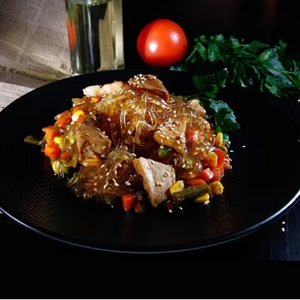 Лапша Фунчоза (рисовая) креветка