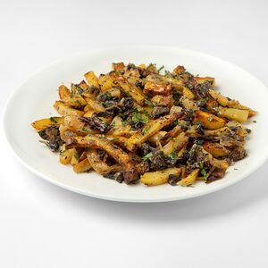 Картофель, запеченный с грибами