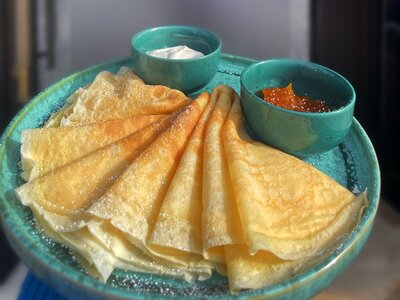 Блины со сгущенкой 