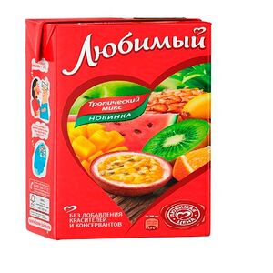 Сок Любимый тропический микс 