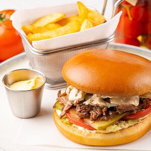 Бургер с мясом