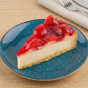 Чизкейк с клубникой