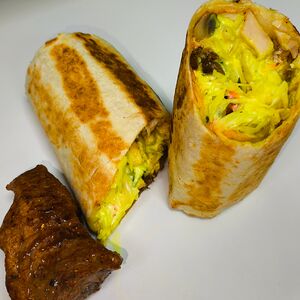 Свиная шаурма, острая аджика L