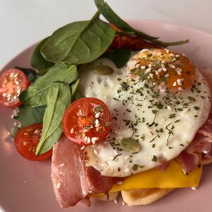 Венская вафля с беконом 