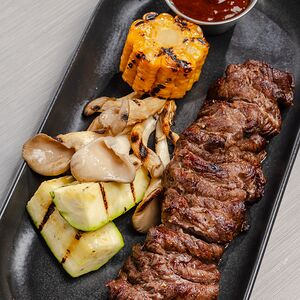 Шашлык из мраморной говядины