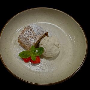 Штрудель с грушей 