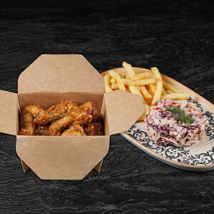 Комбо-набор с медово-горчичными крыльями