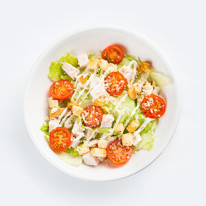 Салат цезарь с курицей