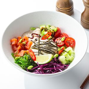 Поке с лососем