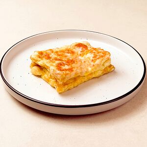 Омлет из печи с ветчиной