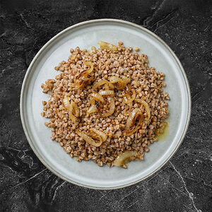 Гречка с жареным луком