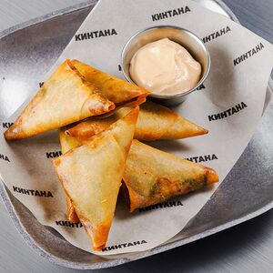 Самоса с креветками 