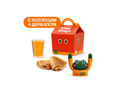 Кидз Комбо блины с игрушкой