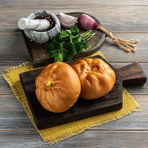 Ватрушка мясная с картошкой