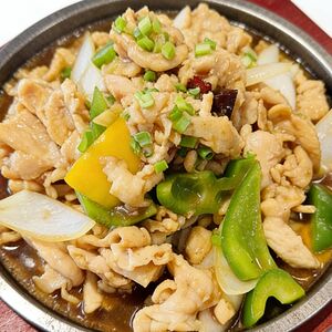 Курица на тебане