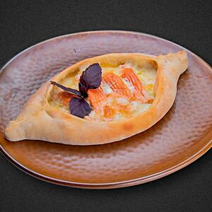 Хачапури по аджарски с форелью