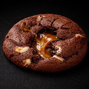 Քուքի շոկոլադե, կարամելով