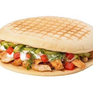 Шаверма в домашней лепешке