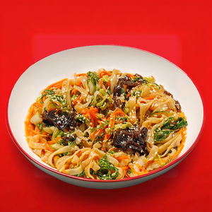 Рисовая лапша с овощами