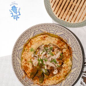 Хумус с фалафелем