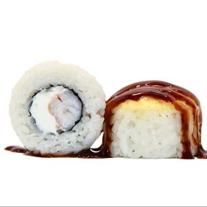 Запечённый с креветкой