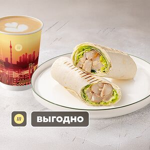 Ролл и напиток на выбор