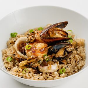 Морепродукты с рисом