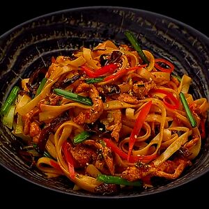 Удон с курицей