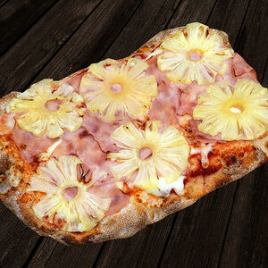 Римская пицца гавайская