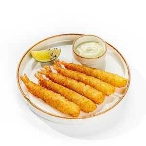 Креветки в панко с соусом азиатский айоли 