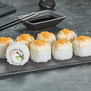 Ролл Том ям краб запеченный