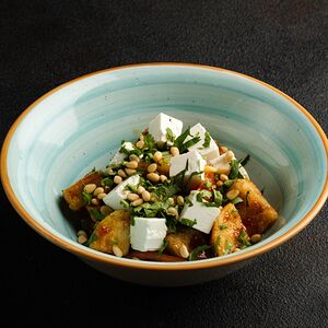 Салат с баклажаном