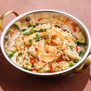 Рис с морепродуктами