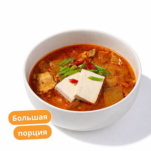 Суп Кимчи тиге c мясом Большая порция