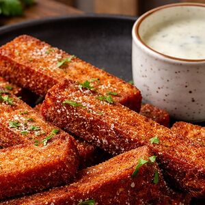 Гренки чесночные