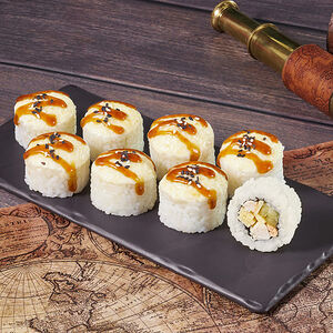 Ролл Охотский с курочкой