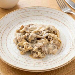 Шампиньоны в сливочном соусе