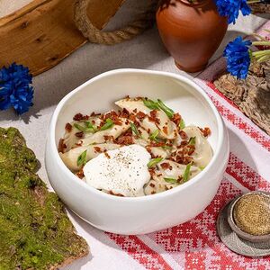Вареники с картофелем и грибами