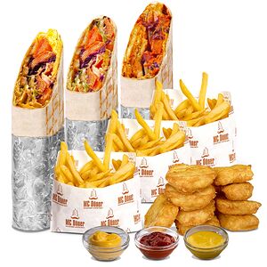 Комбо с дурумом для троих