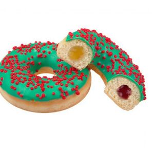 Донат малина и лимон  