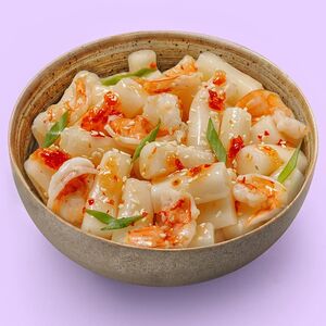 Токпокки с креветками