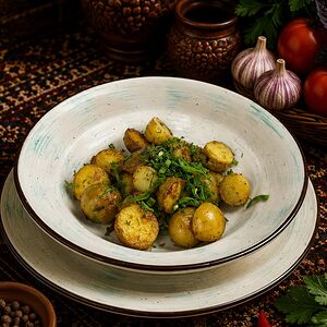 Бейби-картофель с размарином 