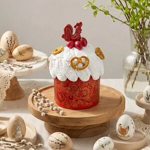 Кулич творожный с начинкой