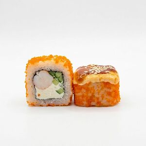 Запечённая Калифорния с креветкой