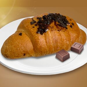 Круассан с шоколадным кремом