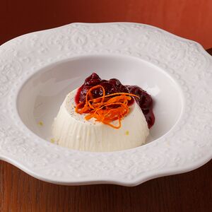 Панна котта с домашним вареньем