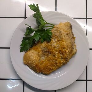 Филе карпа жаренное в яйце