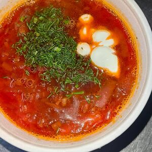 Борщ с мясом