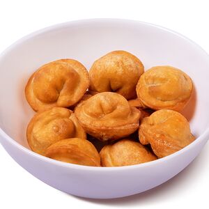 10 пельменей жареных